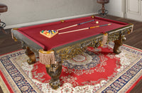 Thumbnail for AFD Monarch Oak Pool Table Professional Size (KIT) Bar And Game AFD Gold 