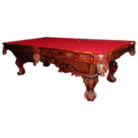 Thumbnail for AFD Victorian Carved Pool Table Professional Size L (KIT) Bar And Game AFD Gold 