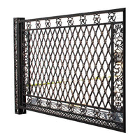 Thumbnail for AFD Bridgeton Moore Aluminum Large Fence Panel Gates AFD Black 