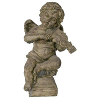 Thumbnail for AFD Garden Cherub with Violin Décor AFD Stone 