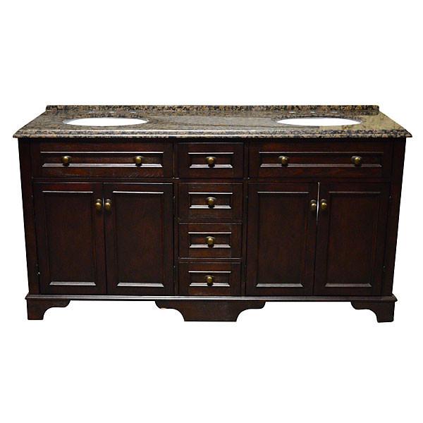 AFD Wellington Vanity 67" Double Sink Freestanding Bathroom Vanity Vanity AFD 