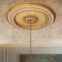 Thumbnail for AFD Golden Dream Round Chandelier Ceiling Medallion Medallions AFD Multi-Colored 