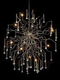 Thumbnail for AFD Crystal Aura Chandelier Lighting AFD Multi-Colored 