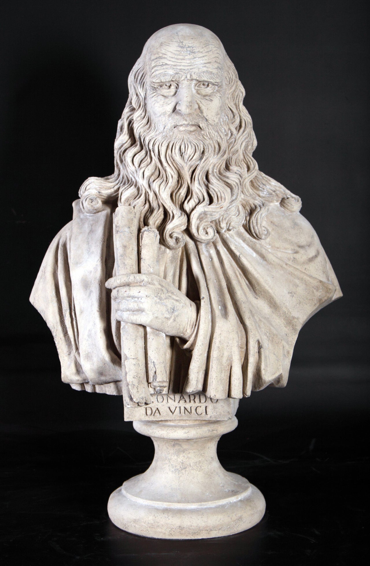 AFD Leonardo Di Vinci Bust Décor AFD Stone 