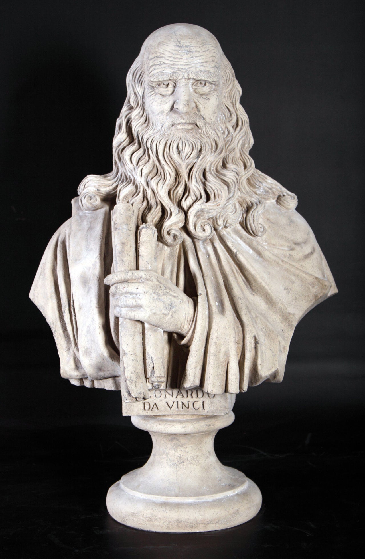 AFD Leonardo Di Vinci Bust Décor AFD Stone 