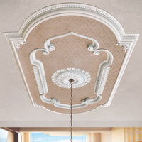 Thumbnail for AFD Blanco Rectangular Chandelier Ceiling Medallion Medallions AFD Multi-Colored 