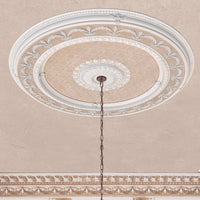 Thumbnail for AFD Blanco Wreath Round Chandelier Ceiling Medallion Medallions AFD Multi-Colored 