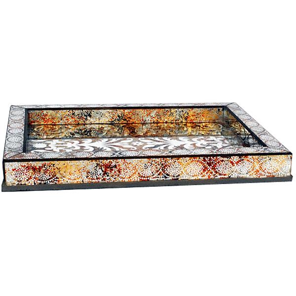 AFD Horchata Serving Tray Trays AFD Multi-Colored 