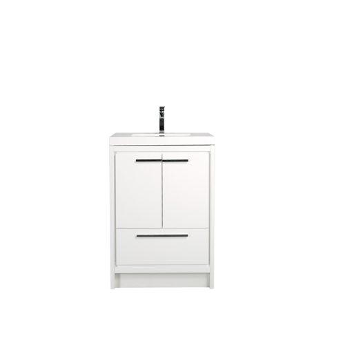 Eviva Grace 36 in. White Bathroom Vanity with White Integrated Acrylic Countertop Vanity Eviva 