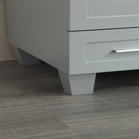 Thumbnail for Eviva Loon 30″ Transitional Bathroom Vanity w/ White Carrara Top & Long Handles Vanity Eviva 