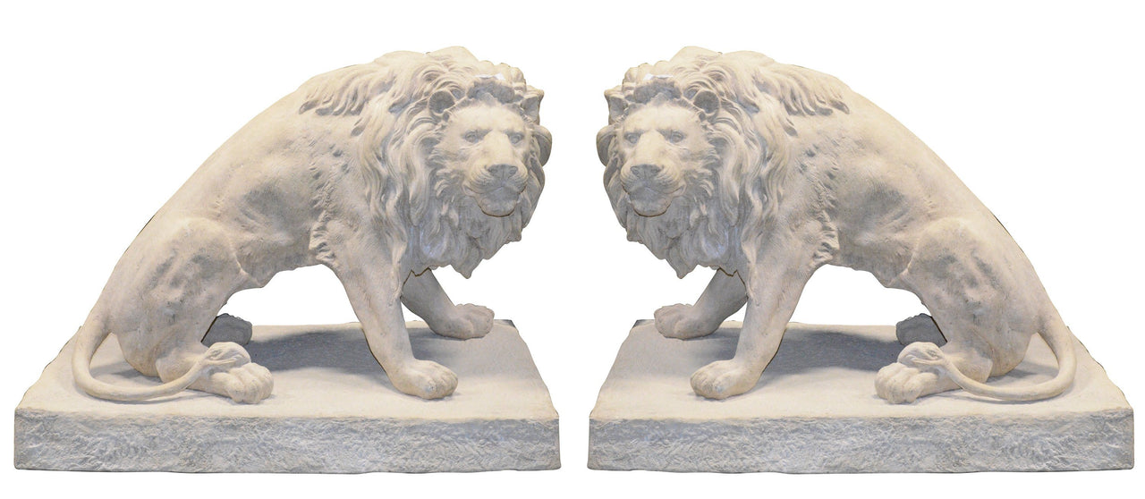 AFD Lions RS Set of 2 Statuary AFD Stone 