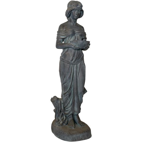 AFD Lovely Stone Cast Maiden Statues AFD Grey 