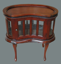 Thumbnail for AFD Kidney Chocolate Table Tables AFD Mahogany 