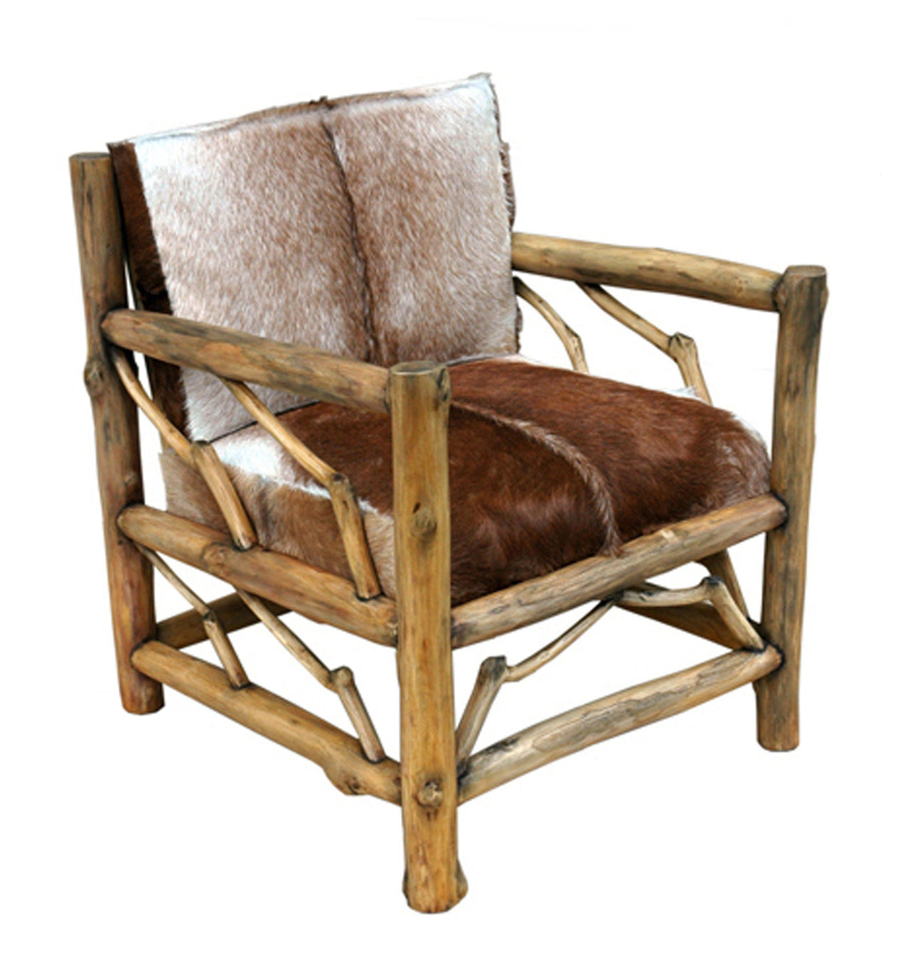 AFD Fur Teak Lodge Arm Chair Chairs AFD Multi-Colored 