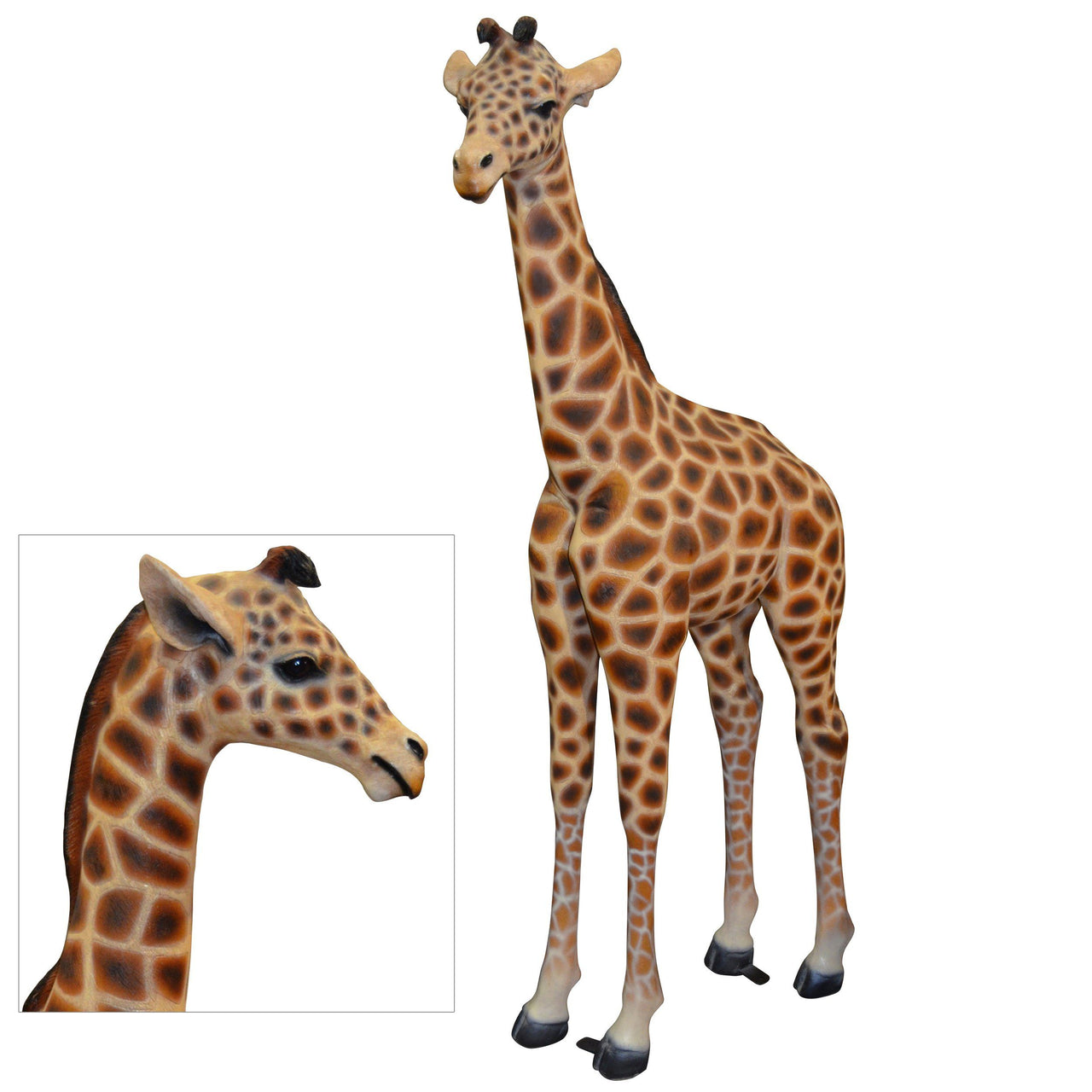 AFD Baby Giraffe Statuary AFD Multi-Colored 