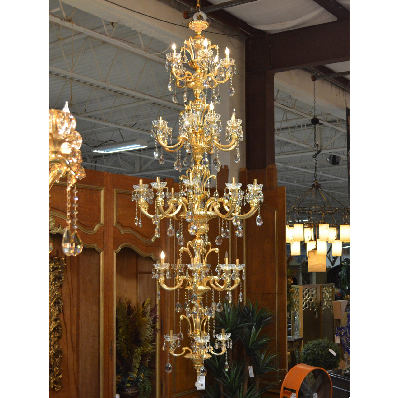 AFD Alonzo Brushed Chandelier Lighting AFD Gold 