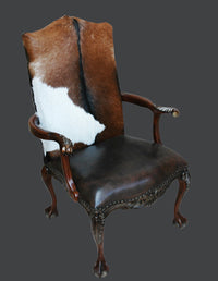 Thumbnail for AFD Chippendale Western Club Chair VC Chairs AFD Multi-Colored 