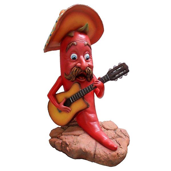AFD Singing Chili Statuary AFD Multi-Colored 