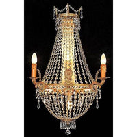 Thumbnail for AFD Gilt Crystal Chandelier Sconce Lighting AFD Gold 
