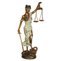 Thumbnail for AFD Blind Justice on Marble Base 17 inch Décor AFD Bronze 