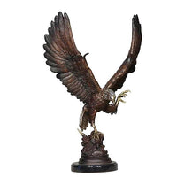 Thumbnail for AFD Eagle with Prey on Marble Base Décor AFD Multi-Colored 
