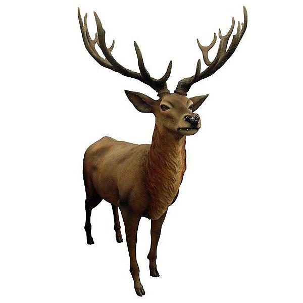 AFD Red Stag Deer Statuary AFD Multi-Colored 