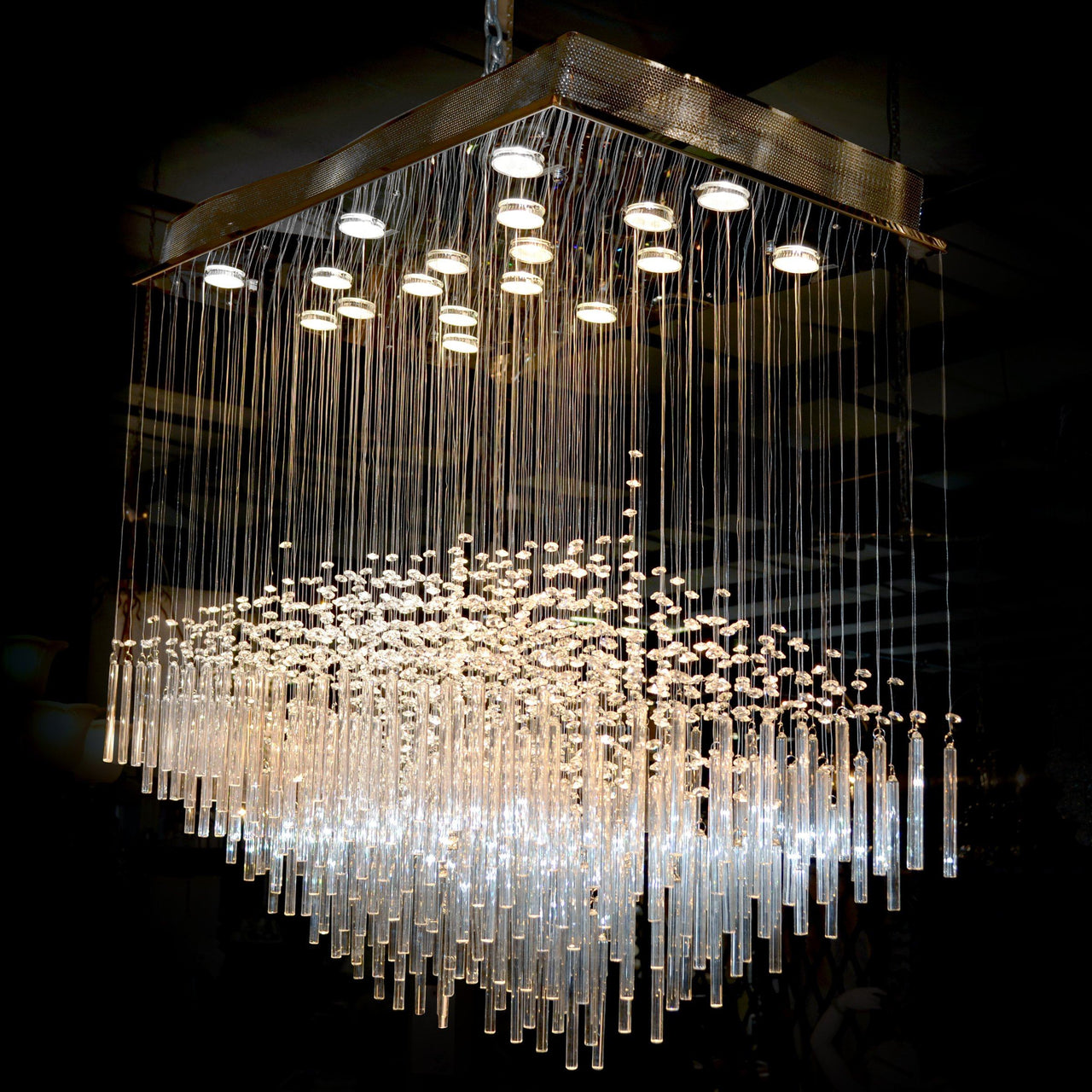 AFD Rectangulux Chandelier Lighting AFD Clear 