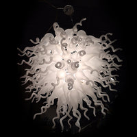 Thumbnail for AFD Frosted White Blown Glass Chandelier Lighting AFD White 