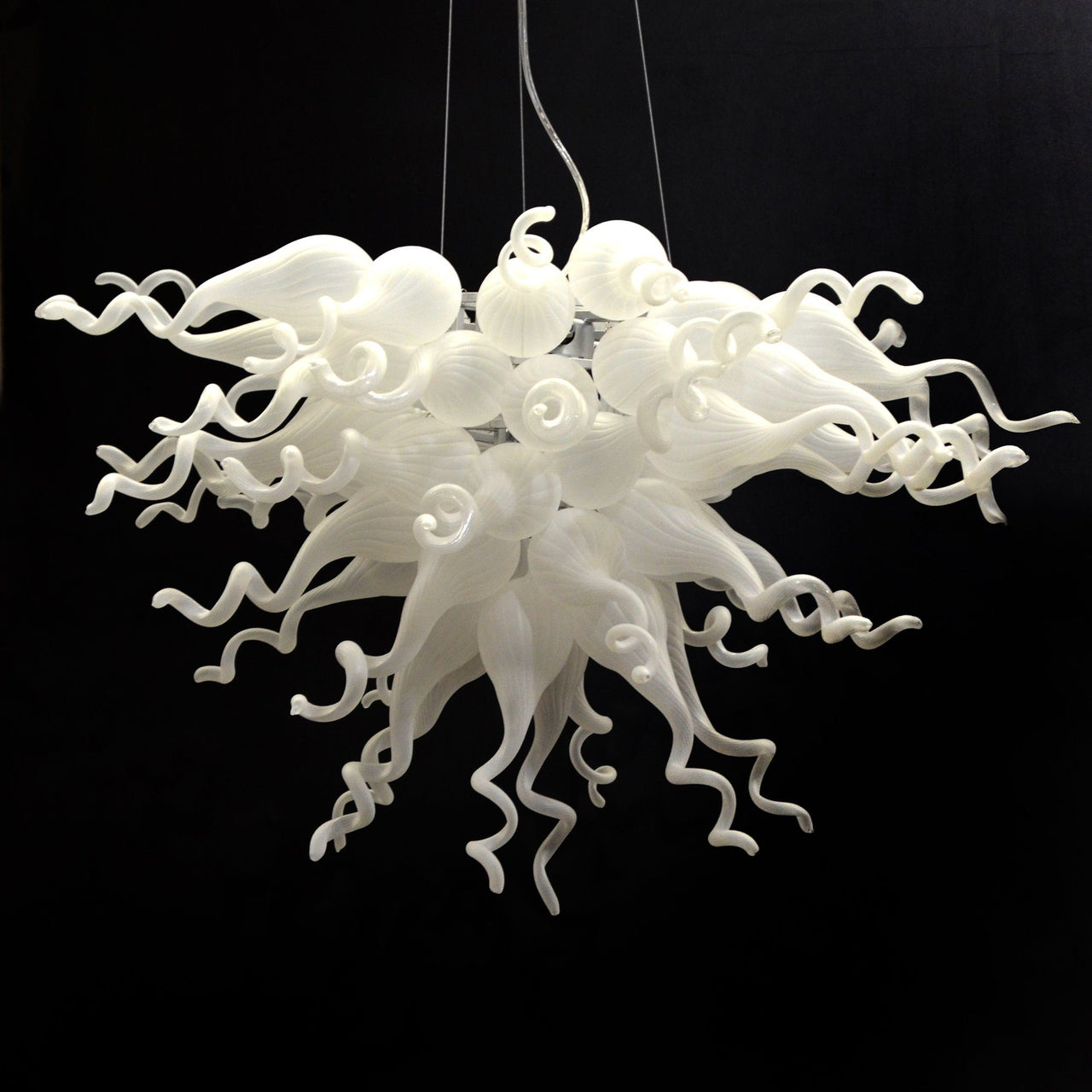 AFD White Burst Chandelier Lighting AFD White 