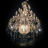 Thumbnail for AFD Hollywood Brush 39 light Silver Chandelier Lighting AFD Silver 