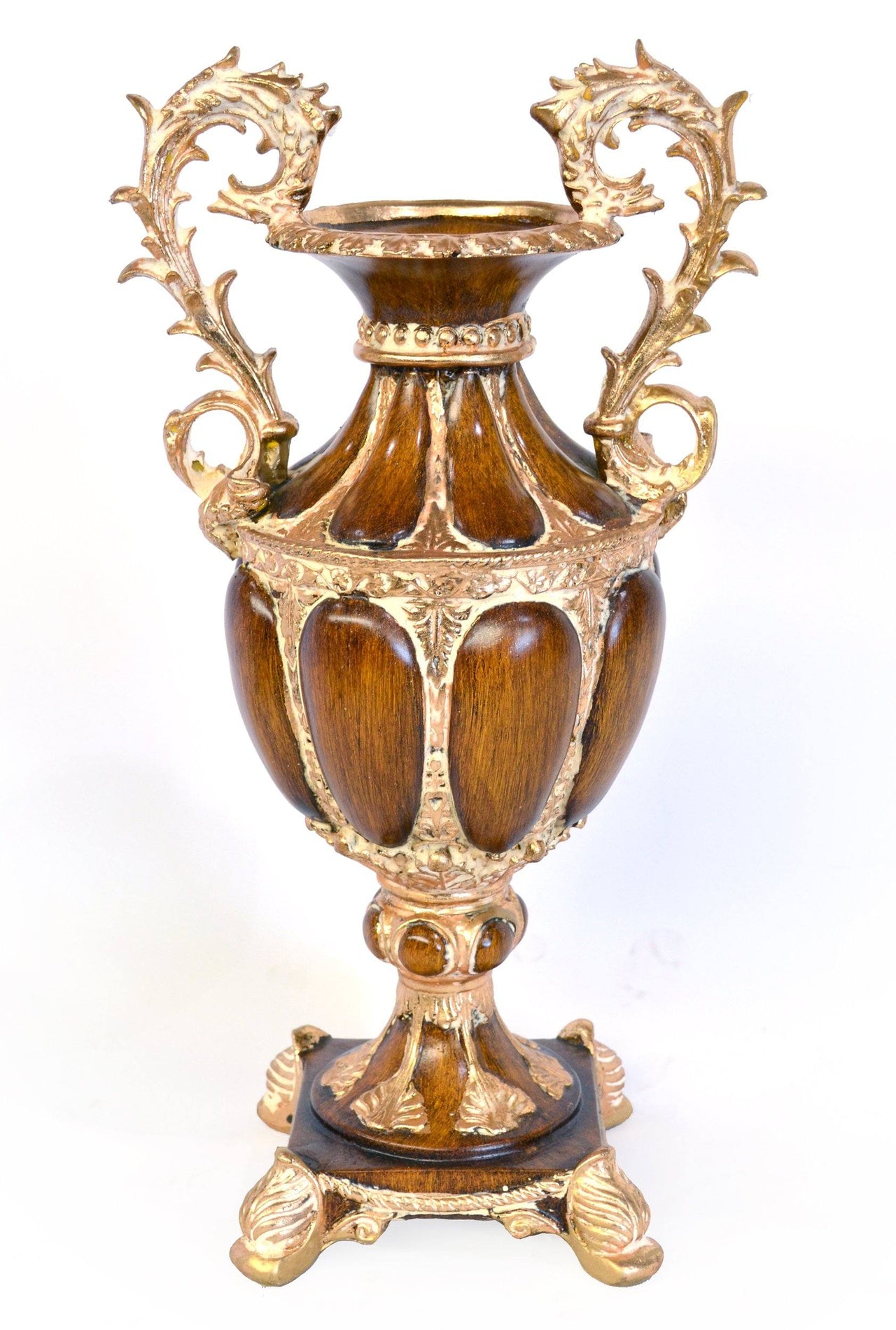 AFD Edington Handled Urn Urns AFD Brown, Gold 