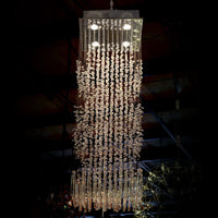 Thumbnail for AFD Crystal Column Chandelier Lighting AFD Clear 
