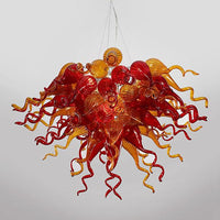 Thumbnail for AFD Amber Red Burst Chandelier Lighting AFD Multi-Colored 
