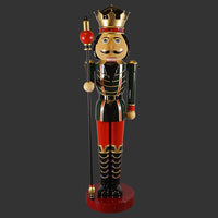 Thumbnail for AFD Nutcracker w Sceptor Right 12 foot (KIT) Statuary AFD Multi-Colored 