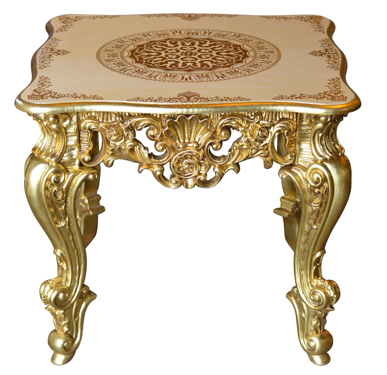 AFD Marquis Gilt End Table Tables AFD Multi-Colored 