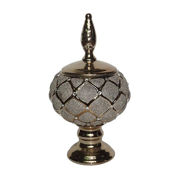 AFD Rose Diamonite Lidded Box Boxes AFD Rose Gold, Crystal 