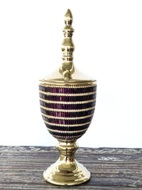 Thumbnail for AFD Duchess Finial Urn Urns AFD Purple, Gold 