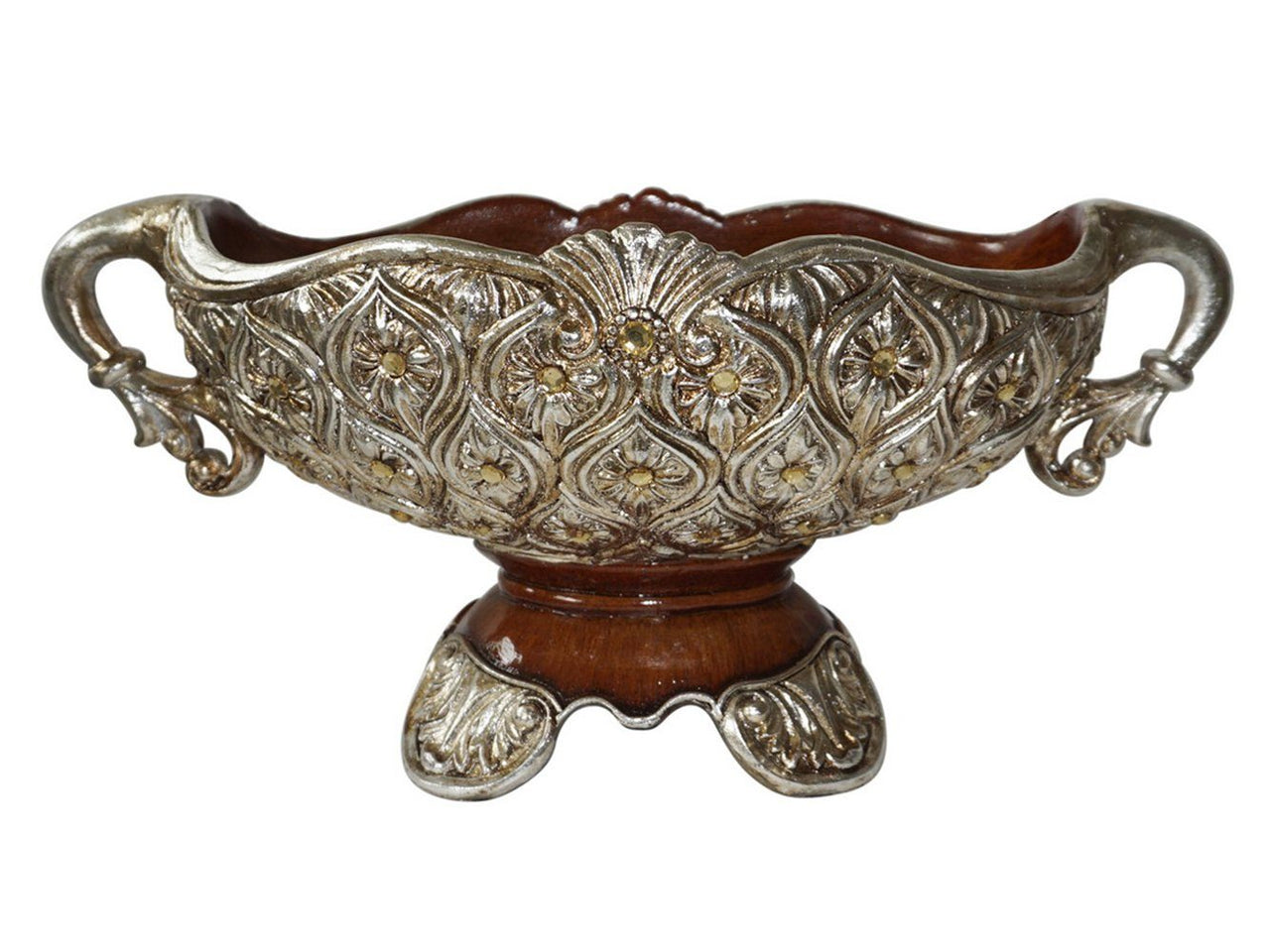 AFD Valencia Bowl Bowls AFD Wood Silver 