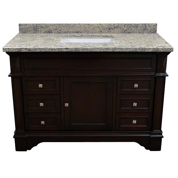 AFD Elite Vanity - Seasoned 48" Single Sink Freestanding Bathroom Vanity Vanity AFD 