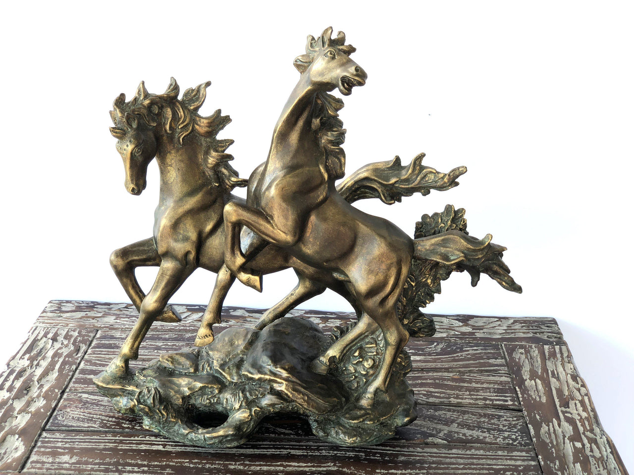 AFD Horse Duo Sculpture Décor AFD Brown 