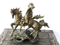 Thumbnail for AFD Horse Duo Sculpture Décor AFD Brown 