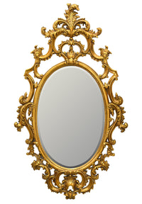 Thumbnail for AFD Oval Baroque MIrror Mirrors AFD Gold 