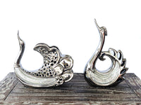 Thumbnail for AFD Princess Swan Vase Set of 2 Décor AFD Silver 