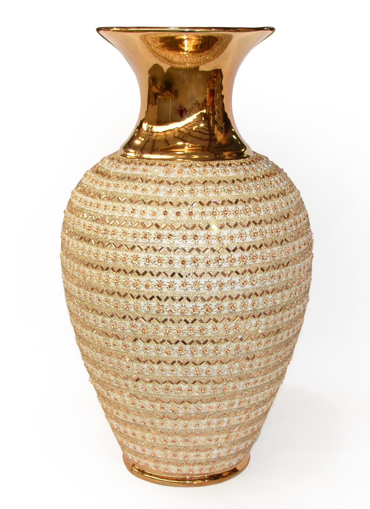 AFD Amber Floral Vase Large Décor AFD Multi-Colored 