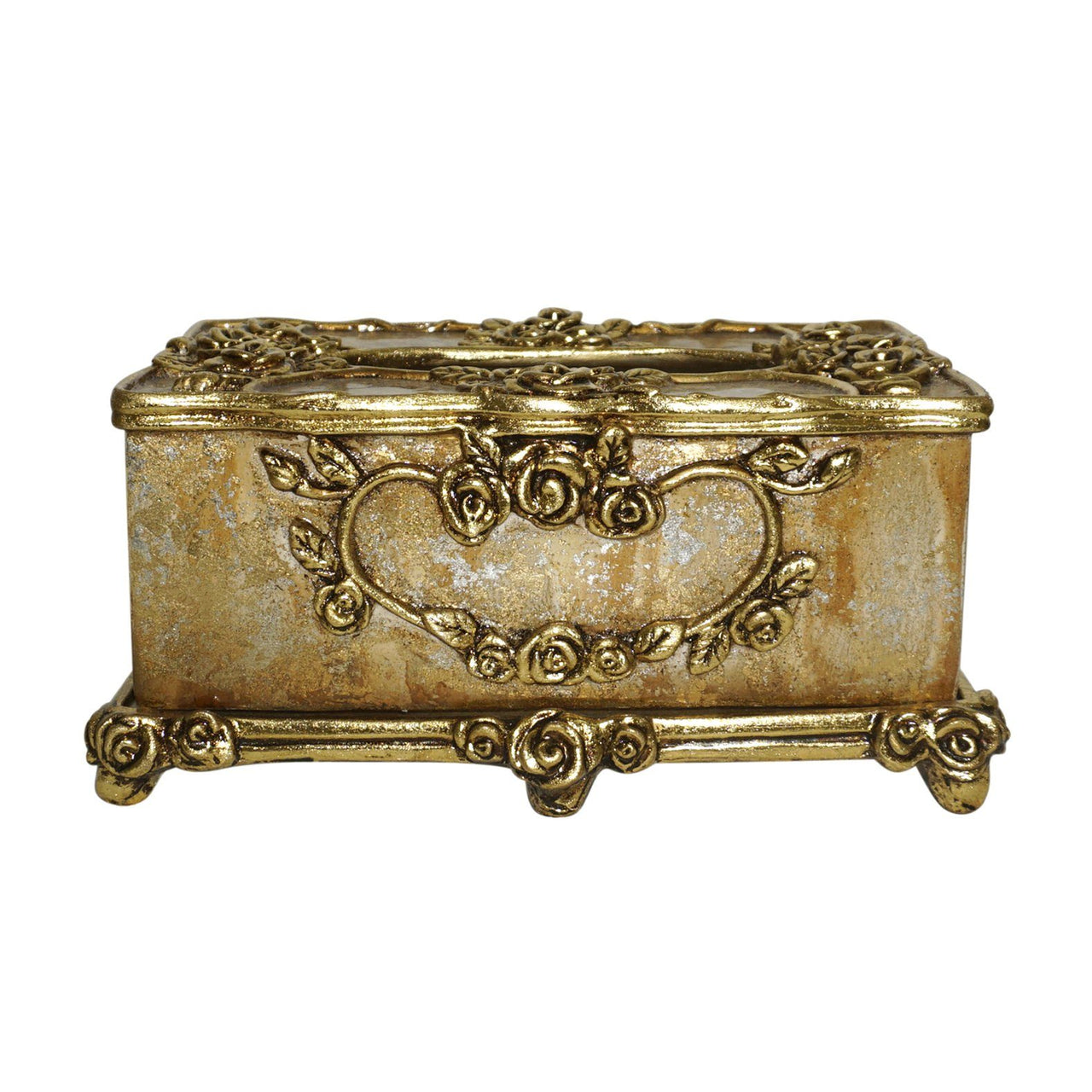 AFD Medici Elegant Tissue Box Décor AFD Gold, Silver 