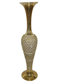 Thumbnail for AFD Golden Pearl Tall Vase Décor AFD Gold, Crystal 