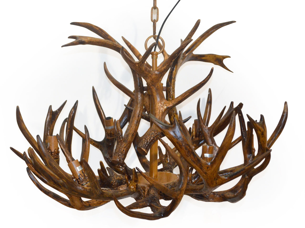 AFD Antler Chandelier Lighting AFD Brown 