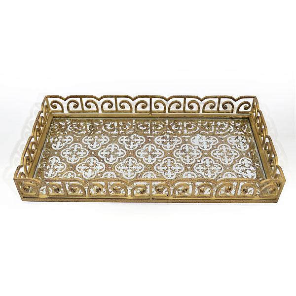 AFD Etched Silouette Iron Tray Trays AFD Multi-Colored 