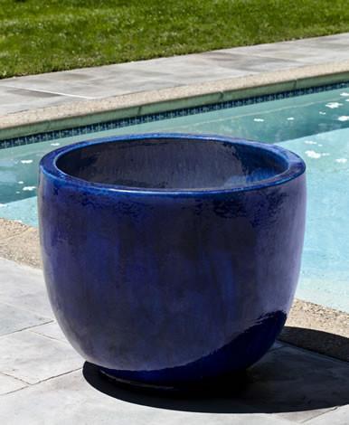 Campania International Glazed Terra cotta Sem Planter Urn/Planter Campania International 