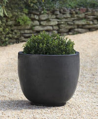 Thumbnail for Campania International Glazed Pottery Sem Planter Urn/Planter Campania International Graphite Extra Large 